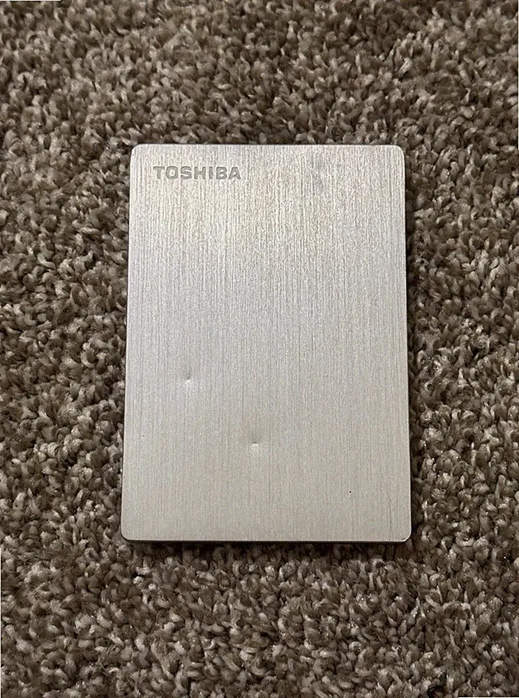 Toshiba Canvio Slim Portable 500GB External Hard Drive 5400RPM HDD Silver PC MAC