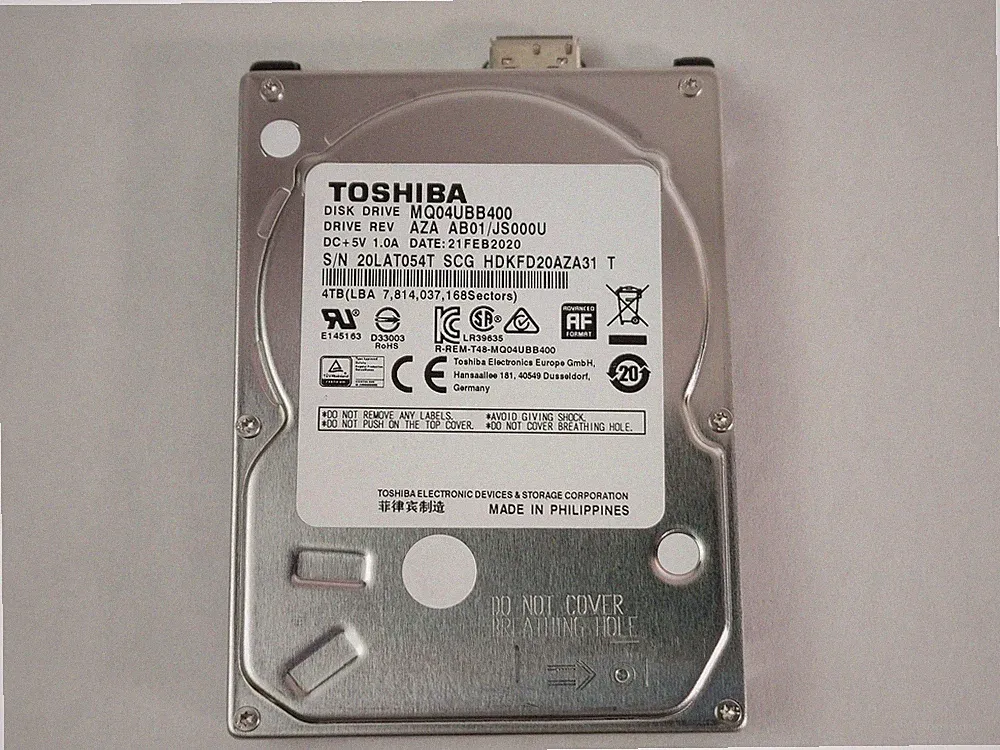 Toshiba MQ04UBB400 4 TB 2.5 in USB 3.0 External Hard Drive