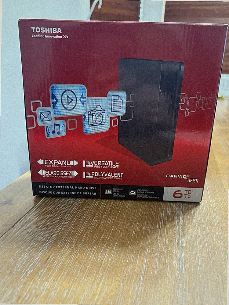 Tosiba Desktop External Hard Drive 6TB