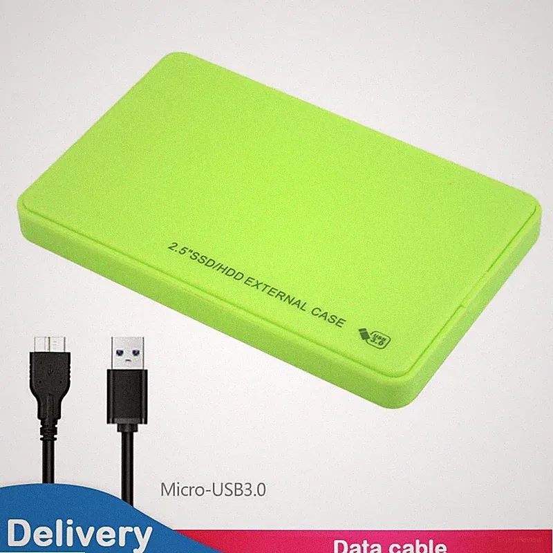 USB 3.0 4TB SATA SSD External Hard Drive Portable Disk Case (Only Drive Case)