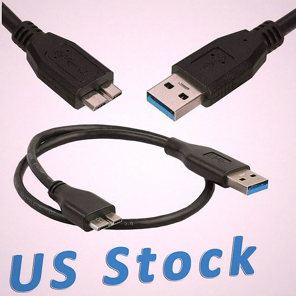 USB 3.0 Cable Cord Western Digital WD My Book External Hard Disk Drive HDD 50cm