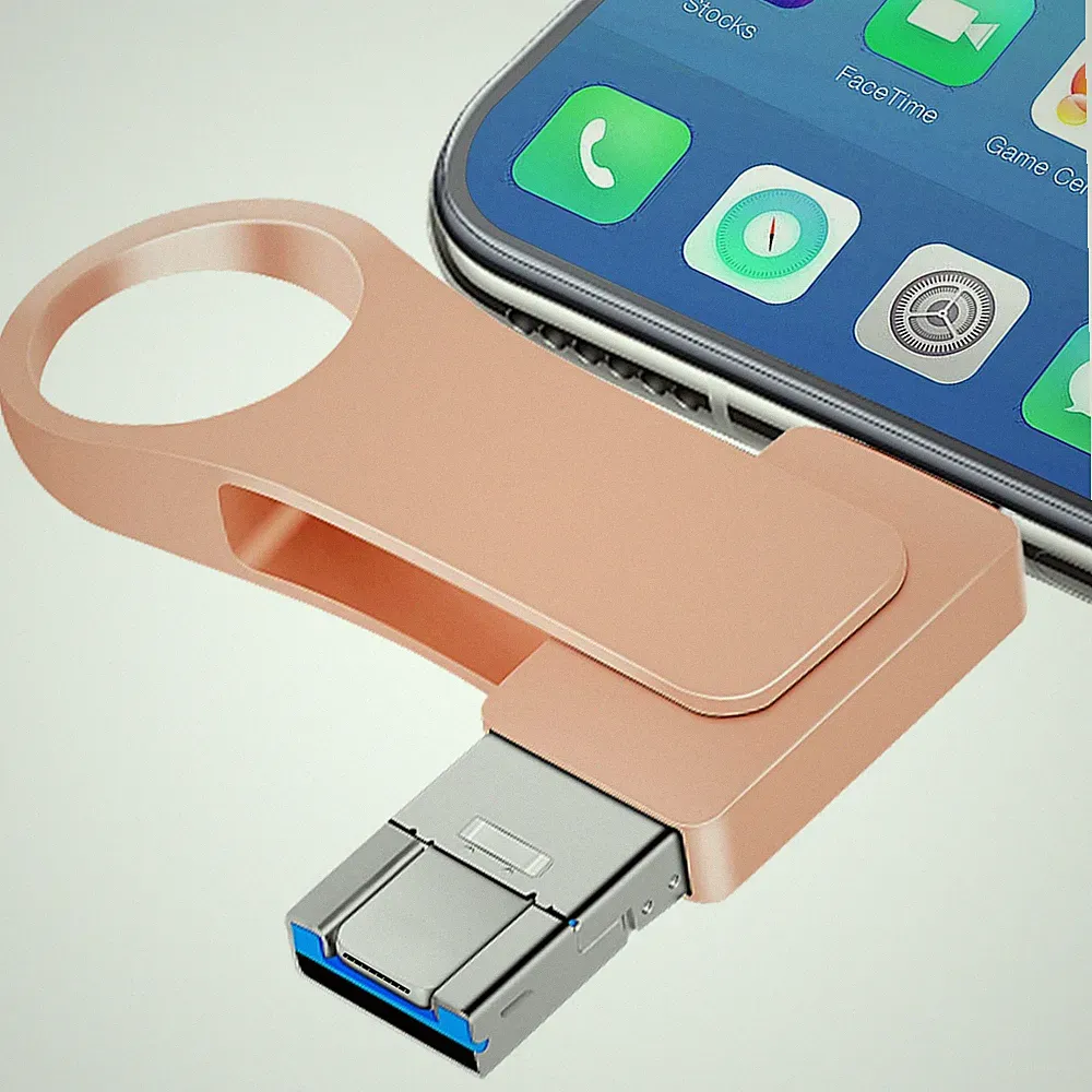 USB 3.0 Flash Drive 512GB Memory Photo Stick Type C for i Phone Android i Pad