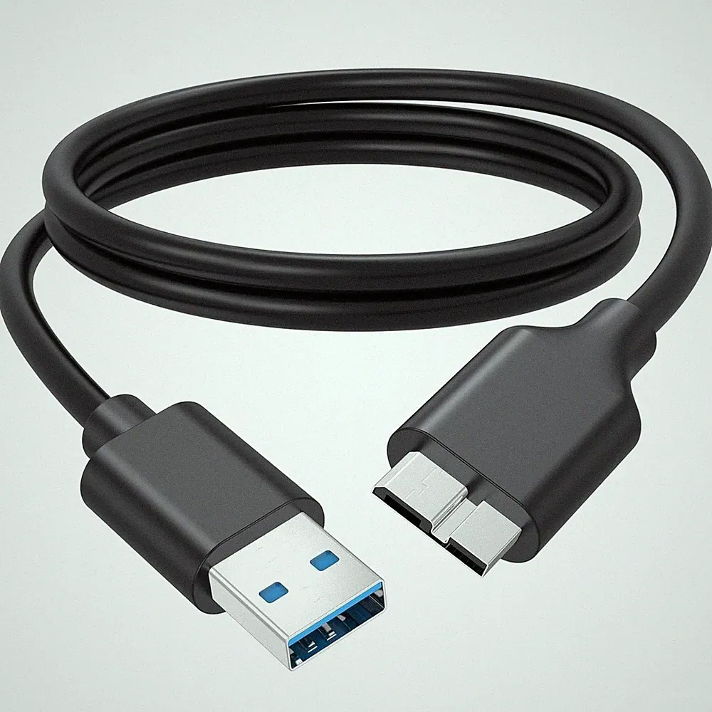 USB 3.0 Micro B Cable 3FT External Hard Drive Cord 5Gbps for WD Seagate