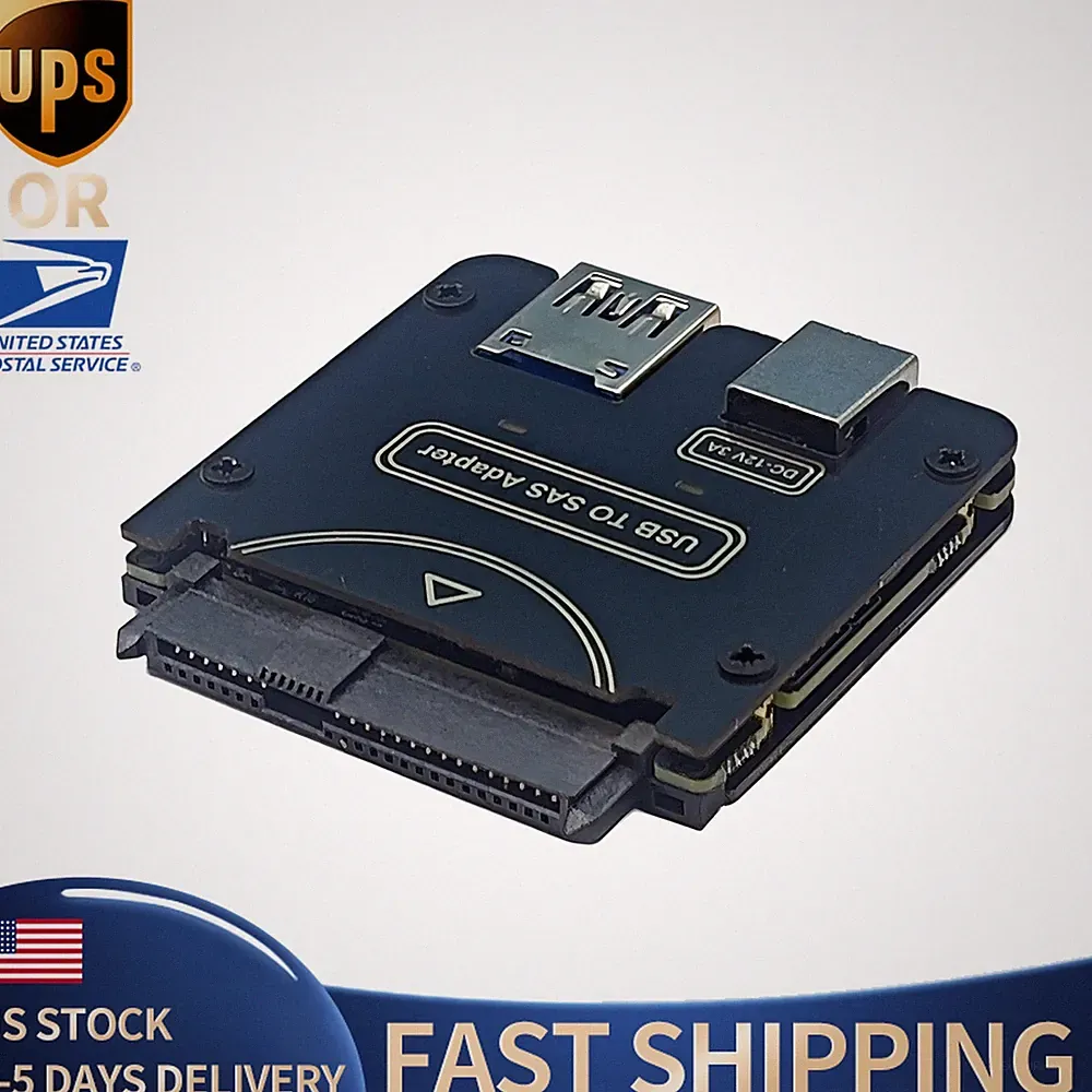 USB 3.0 to SAS Adapter for SFF-8482 SAS Hard Disks to USB 3.0 Converter AdapterE