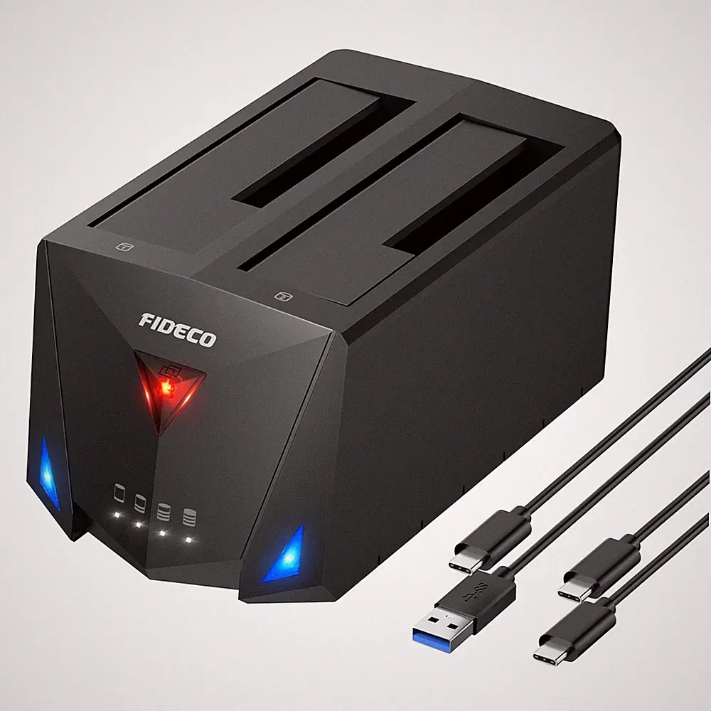 USB 3.2 Gen 1 to Hard Drive Docking Station, Hard Drive Dock for 2.5 or 3.5 i...