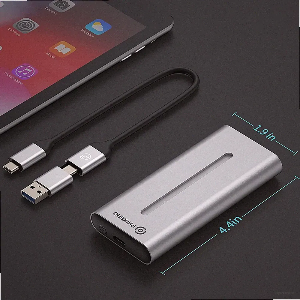USB 3.2 Gen 2 10Gbps M.2 NVMe SSD Enclosure Hard Drive Enclosure Aluminium