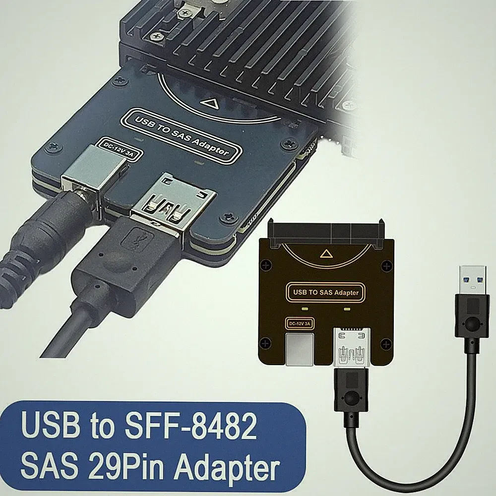 USB to SAS 29PIN Easy Drive Cable Adapter Hard Disk Drive New 2026