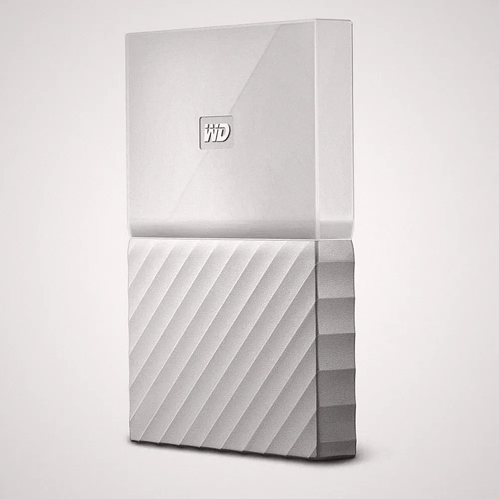 WD 2TB White My Passport Portable External Hard Drive - USB 3.0 - WDBS4B0020BWT