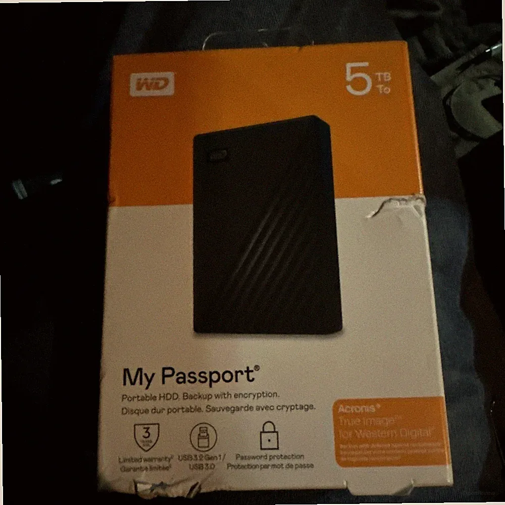 WD 5TB My Passport External Hard Drive HDD Brand New!!