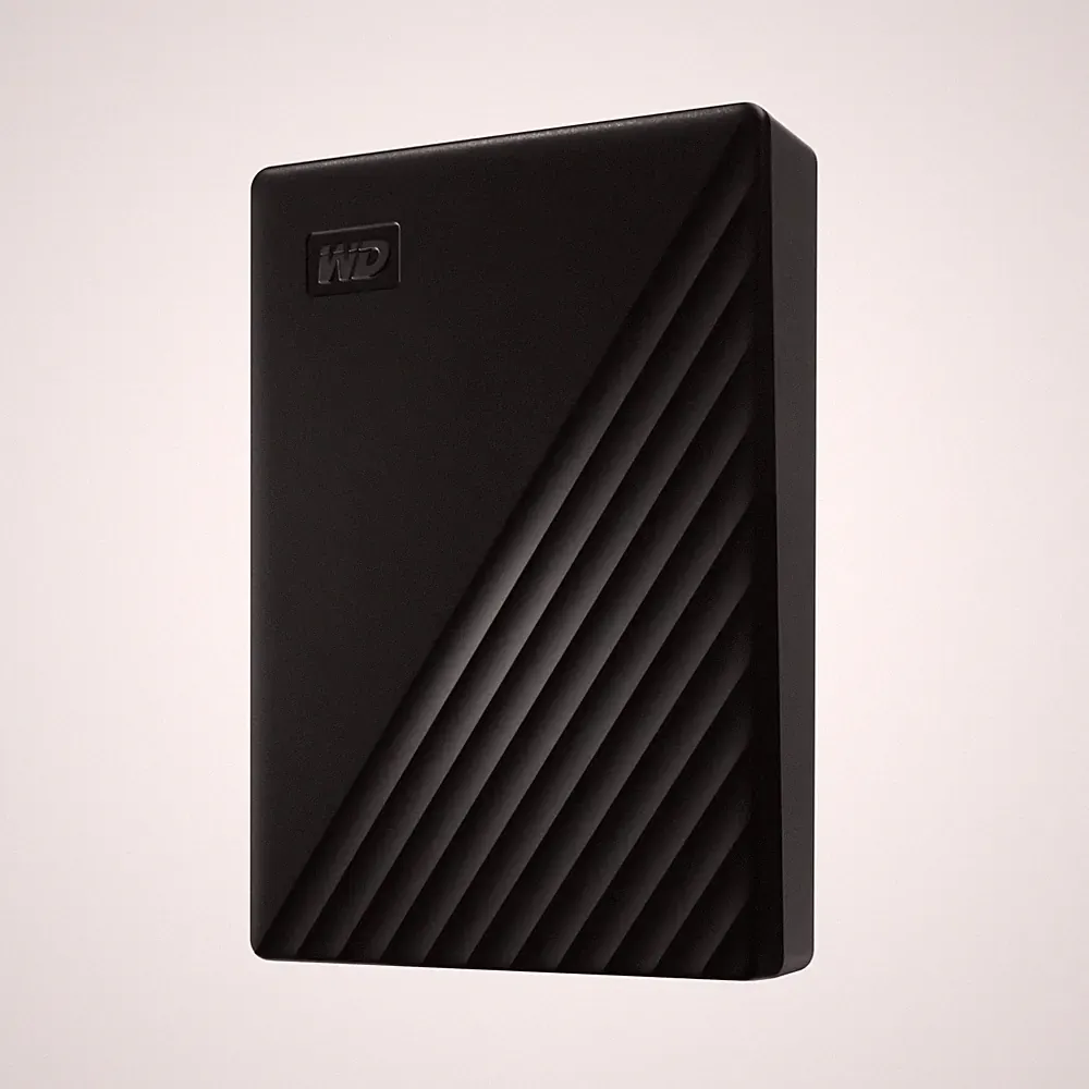 WD 6TB My Passport, Portable External Hard Drive, Black, Backup Software with