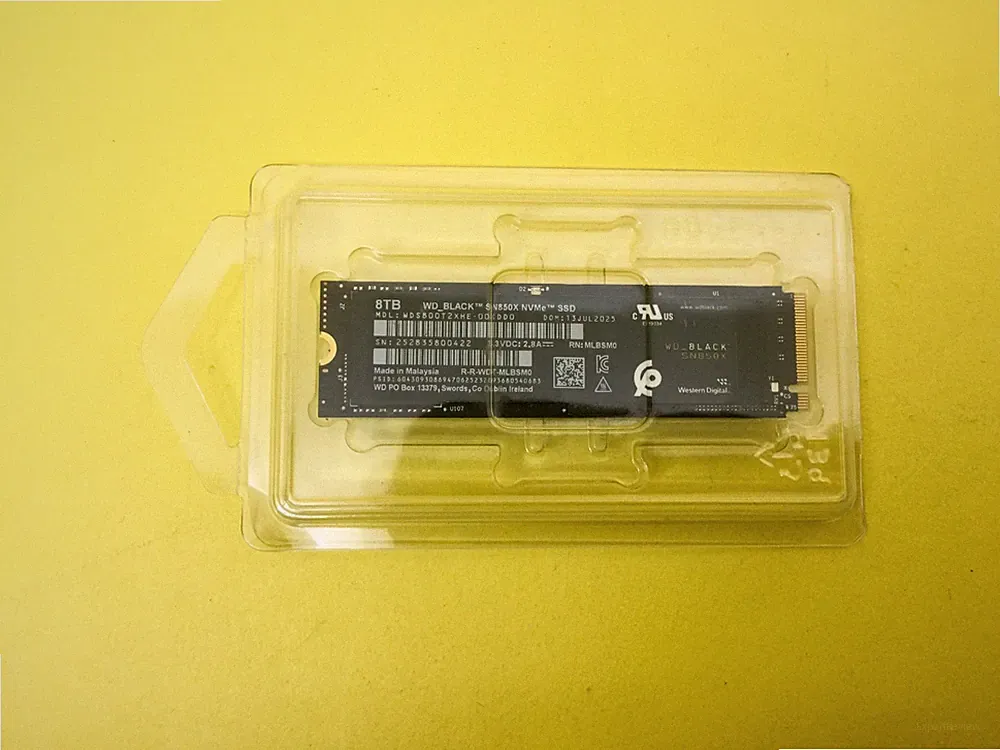WD BLACK SN850X 8TB NVMe PCIe4.0 M.2 2280 Gaming SSD WDS800T2XHE New