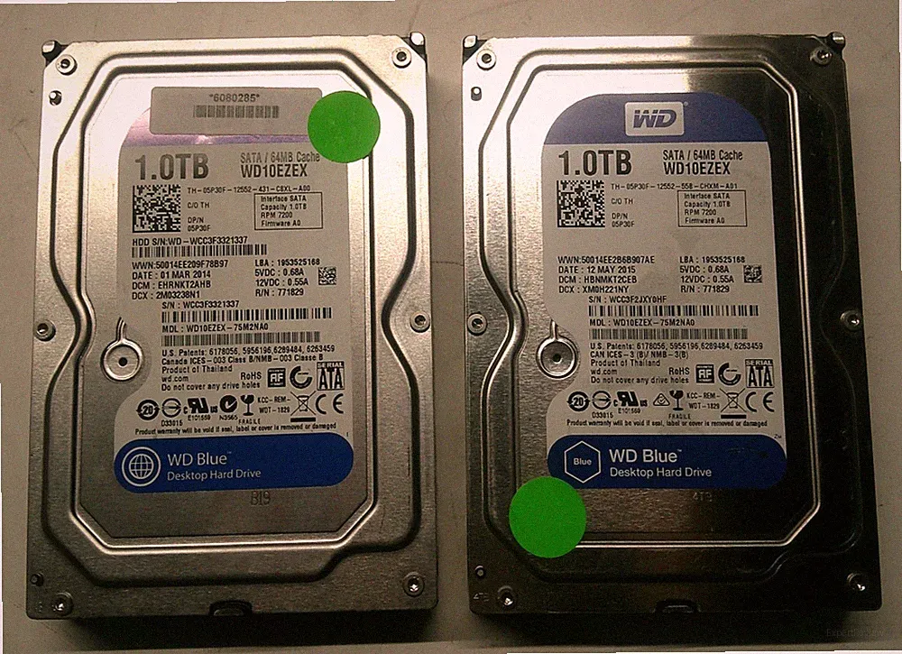 WD Blue 1TB 64MB 3.5" Internal Hard Drive WD10EZEX