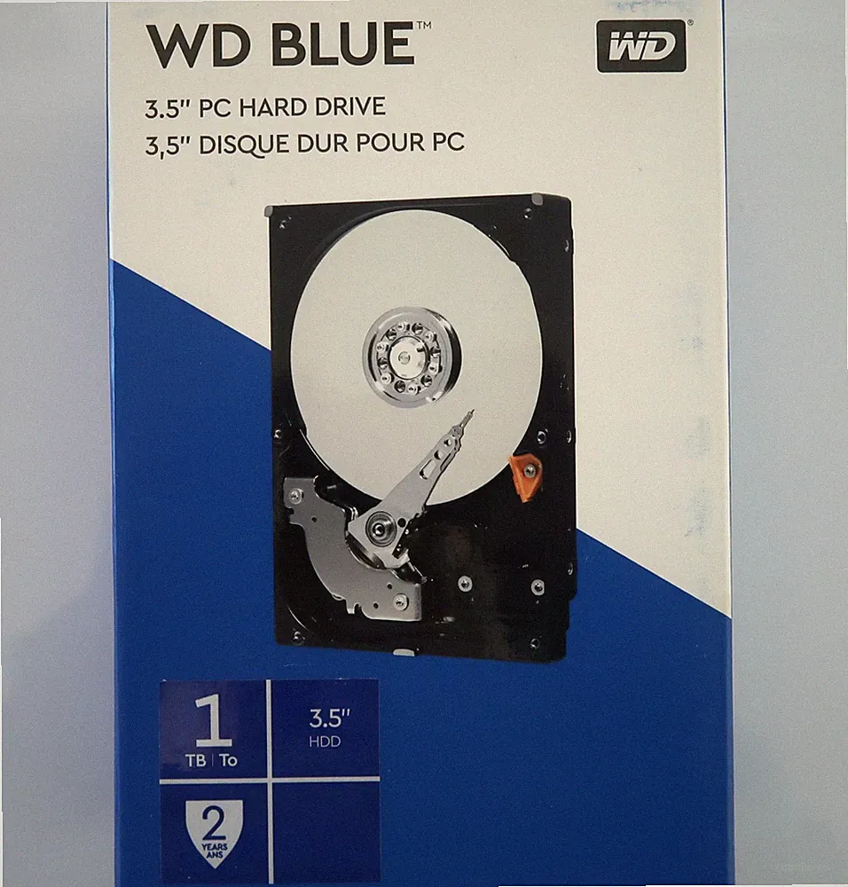 WD BLUE 3.5" PC 7200rpm 64MB 6Gb/s 1TB HDD WDBH2D0010HNC-NRSN "New Sealed Box"