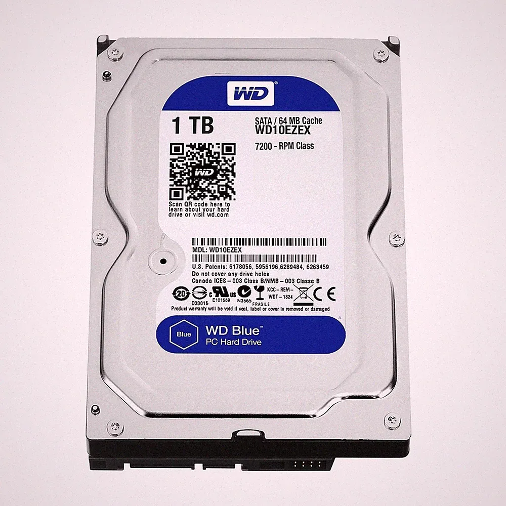 (WD) BLUE Deskptop 1TB( 1Terabyte) 3.5"Hard Disk Drive, 5400~7200RPM, SATA3 (...
