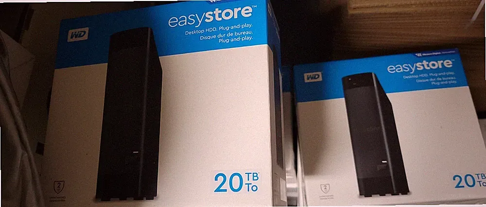 WD - Easystore 20TB External USB 3.0 Hard Drive - Sealed in Original Box!!