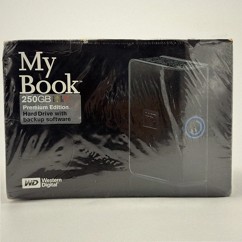 WD My Book 250GB Premium Edition External Hard Drive NEW Sealed USB Backup