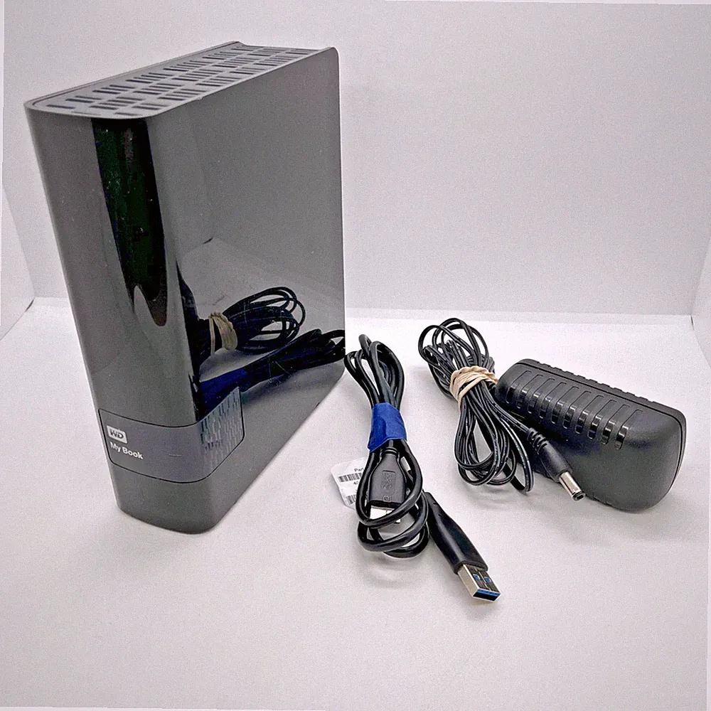 WD My Book 3TB External Hard Drive USB 3.0 Desktop HDD Tested Cleaned