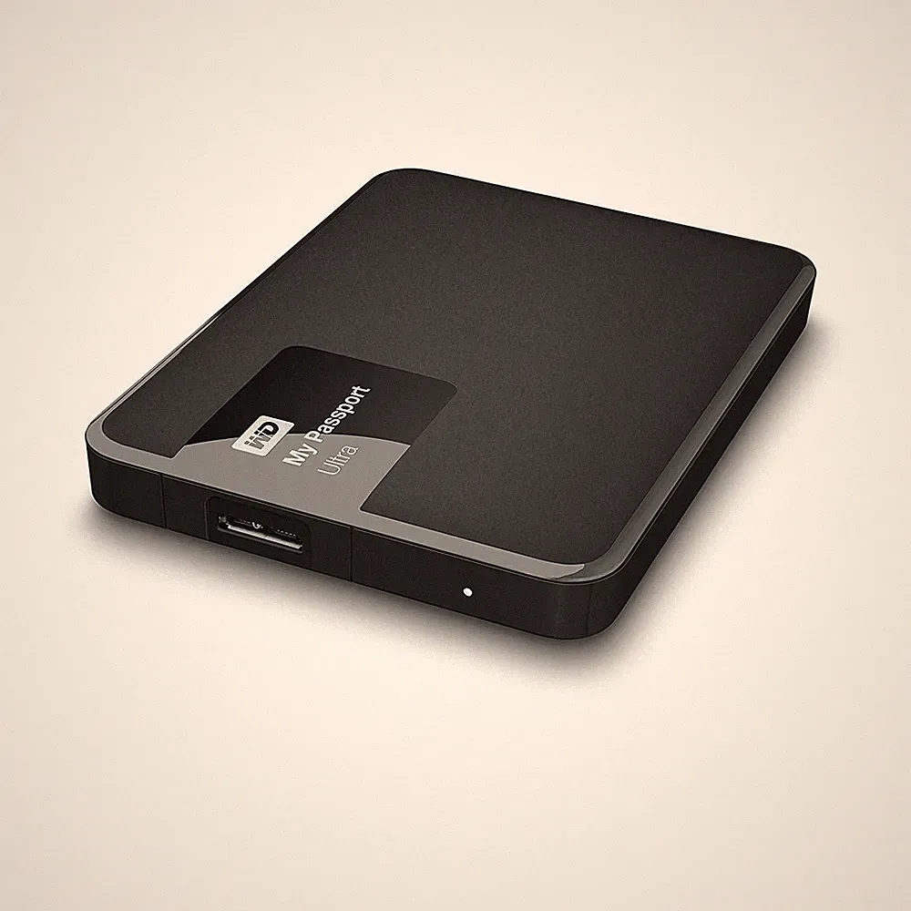 WD My Passport Ultra HDD WDBBKD0020BBK-NESN 2TB USB 3.0 Portable Black