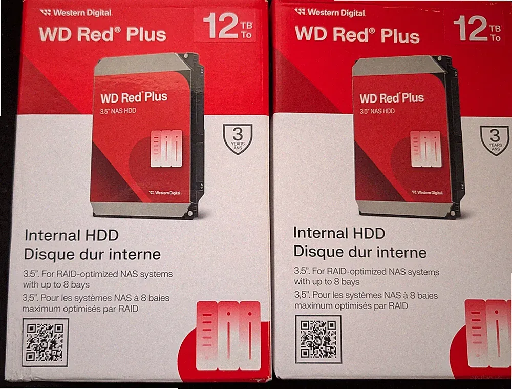 WD Red Plus 12TB NAS Drive (2026 Model- Barely Driven! 🚀) 2 X Drives Available
