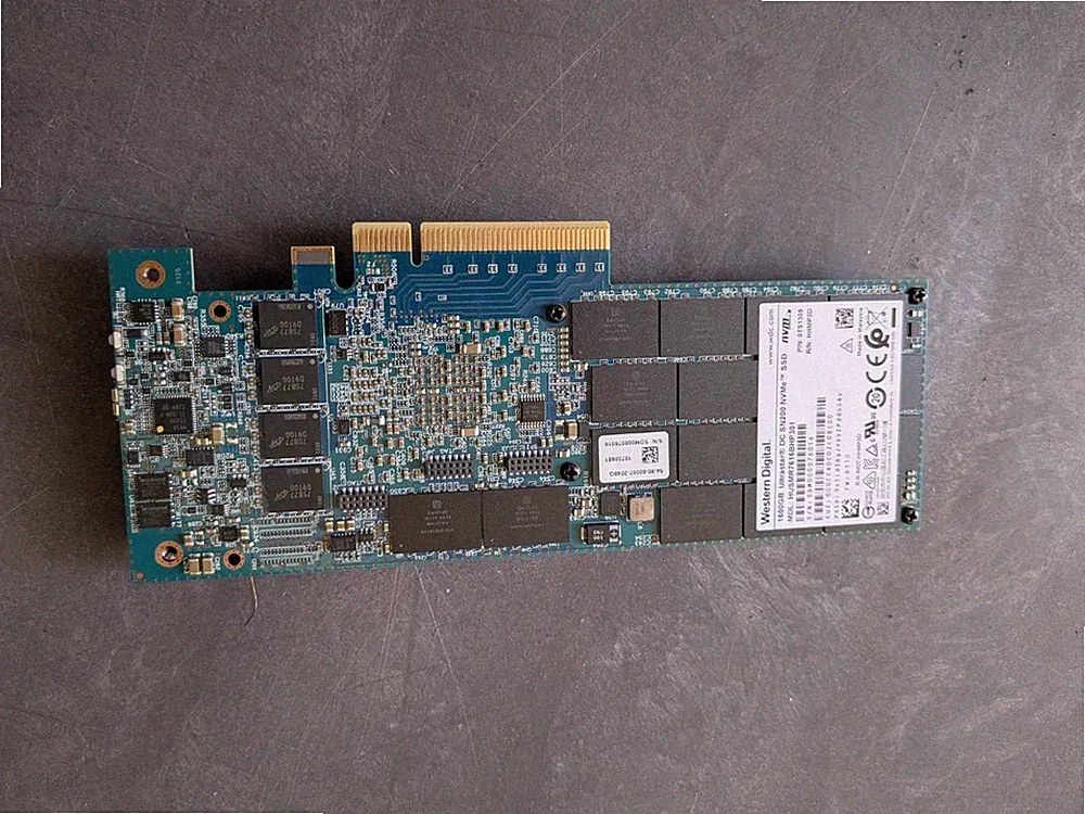 WD Ultrastar DC SN200 1.6TB NVME PCIe Gen 3.0 x8 HHHL AIC SSD HUSMR7616BHP301