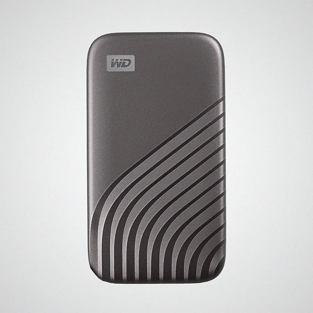 Western Digital 1TB My Passport SSD Portable External Solid State Drive, Gray...