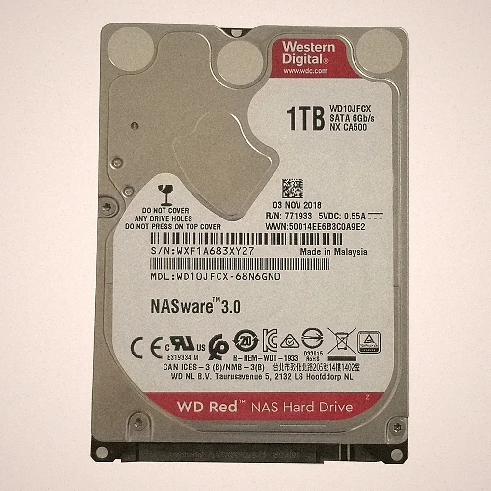 Western Digital 1TB WD10JFCX NAS 5400RPM 16MB SATA 2.5" Laptop HDD Hard Drive