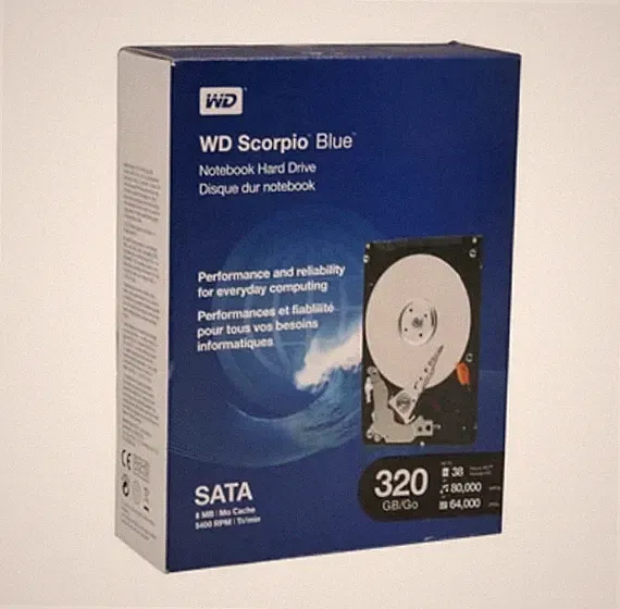 Western Digital 320GB Internal 5400RPM SATA Hard Drive 2.5" Laptop - Bulk sale