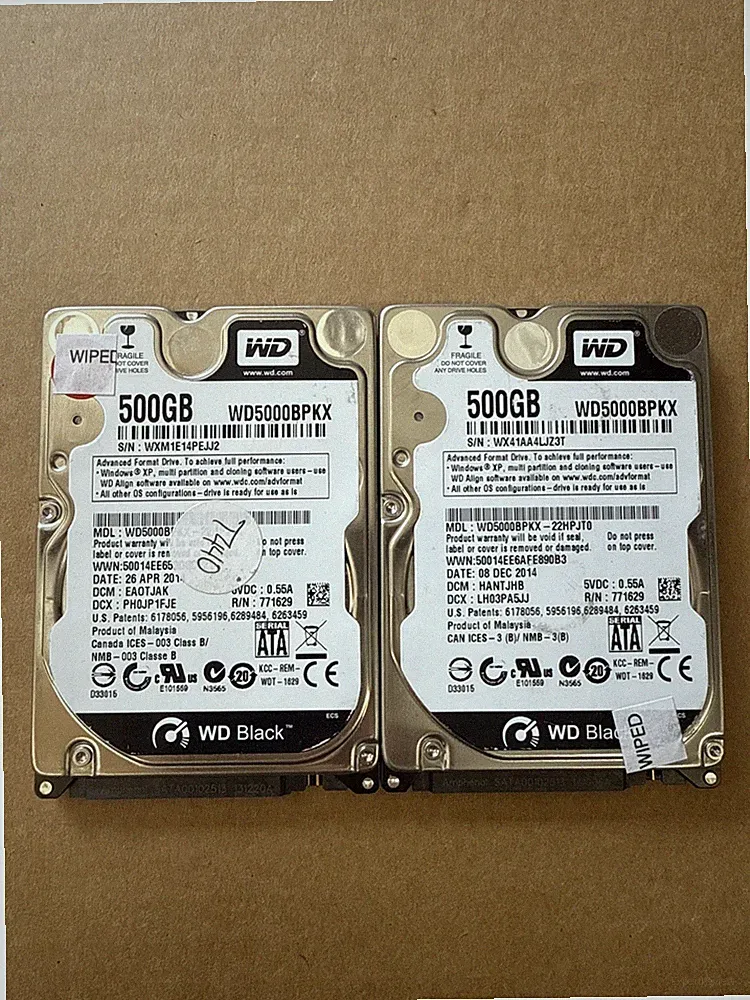 Western Digital 500GB WD5000BPKX 7200RPM 16MB SATA 2.5" Internal HDD Hard Drive
