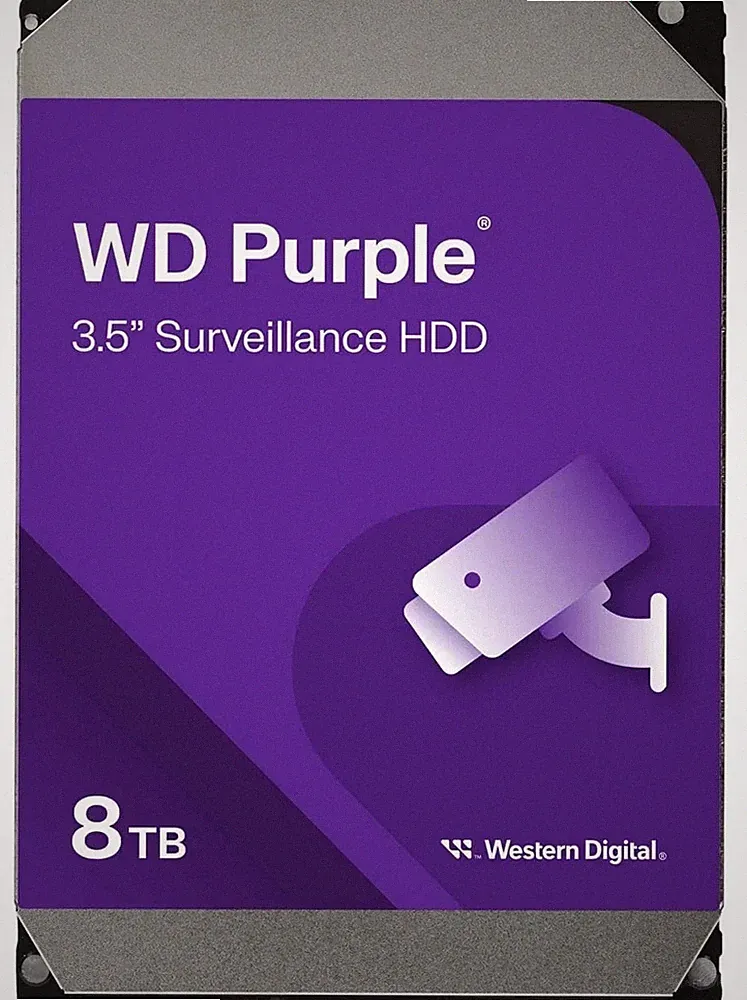 Western Digital 8TB WD Purple Surveillance Internal Hard Drive HDD WD85PURZ