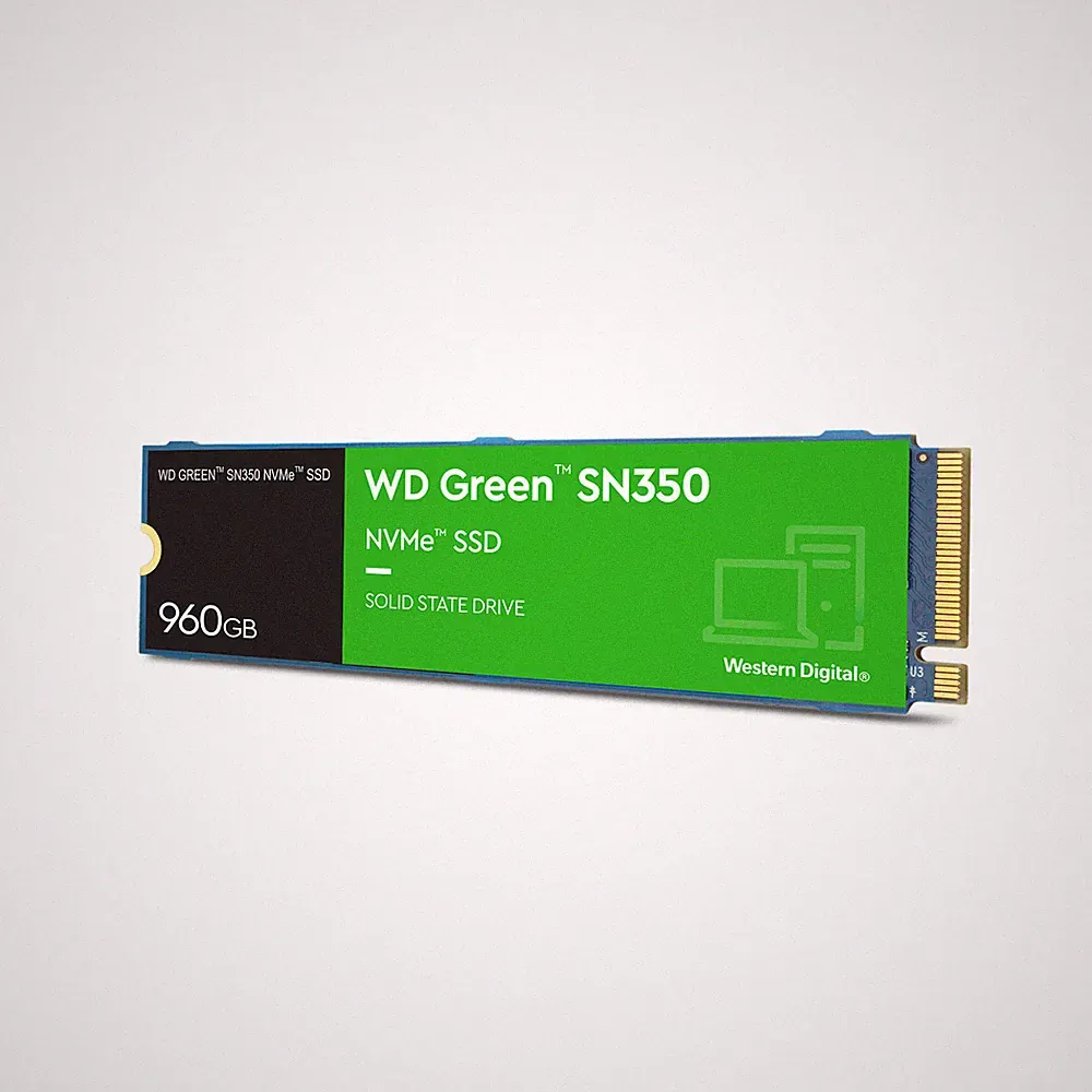 Western Digital 960GB WD Green SN350 NVMe Internal SSD - WDS960G2G0C-00AJM0