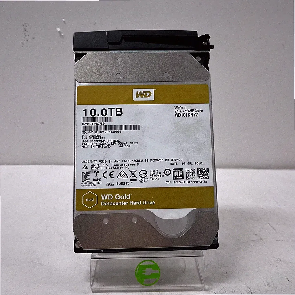 Western Digital WD 3.5" Gold Enterprise Class 10TB SATA III 6Gbps HDD