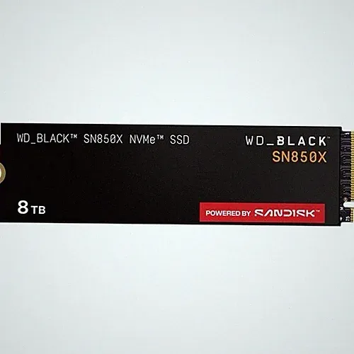 Western Digital WD_BLACK SN850X 8TB NVMe Internal SSD PCIe Gen 4 M.2 2280