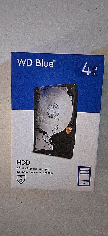 Western Digital WD Blue 4TB SATA3 6GBs Desktop Internal HDD New In Box Sealed
