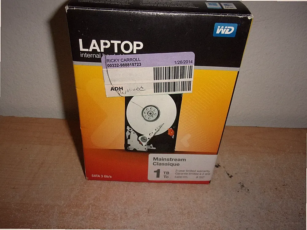 Western Digital WD Laptop Internal Hard Drive 1 TB NEW