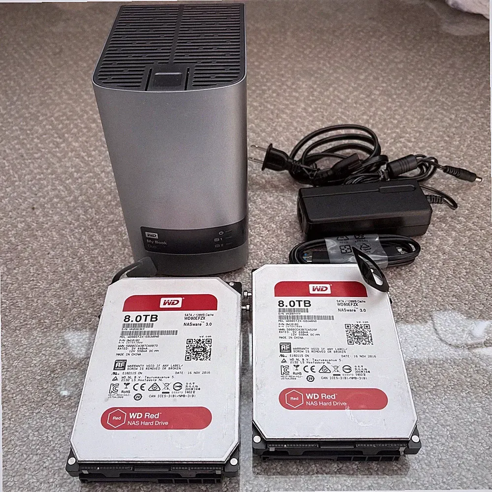 Western Digital WD My Book Duo 16TB Dual-Drive External Hard Drive NAS or JBOD