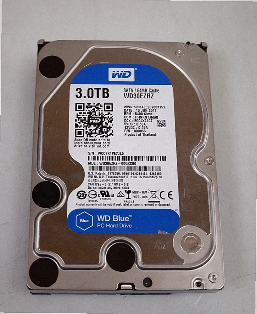 Western Digital WD30EZRZ-00GXCB0 3TB 3.5" 5400 RPM SATA Hard Drive