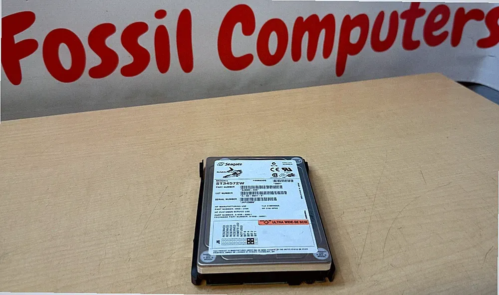 WORKING HP Seagate 4.5GB 3.5" Barracuda 7200 RPM Ultra Wide SCSI Hard Drive #3KL