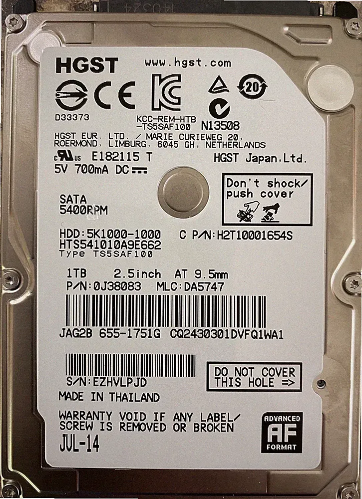 Xbox One X Replacement 1tb Hard Drive Replacement / Upgrade - Formatted Working